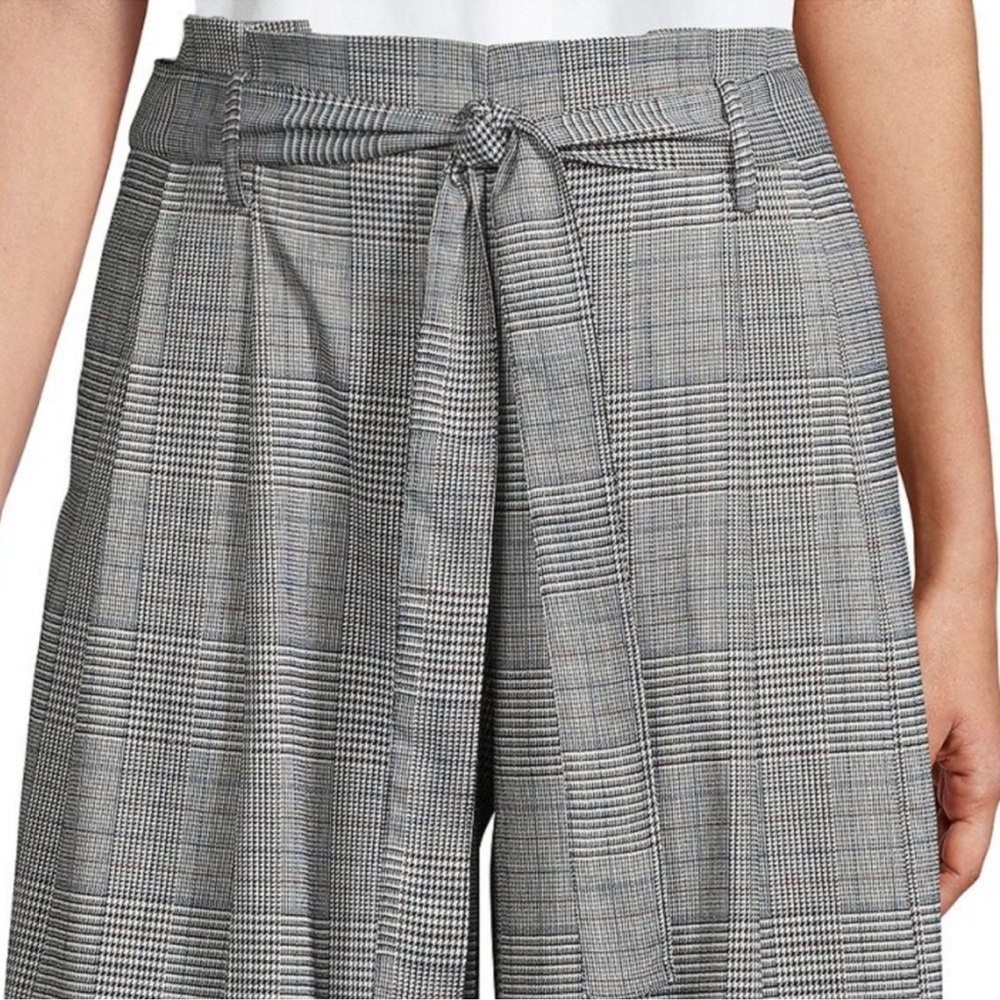 Laundry by Shelli Segal Glen Plaid Wide Leg Pants - NWT - Sz 6 - Picture 8 of 10